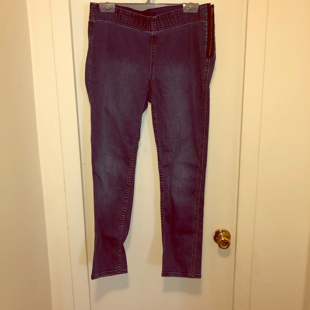 CAbi side zipper jeans
